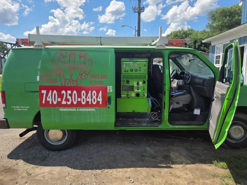 Mr. Xtreme service van with equipment loaded